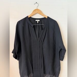 Joie Black Pleated Women's Blouse